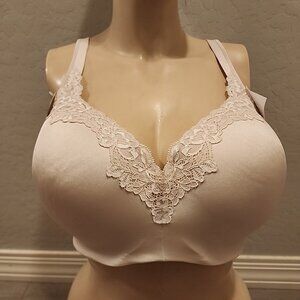 NWT Playtex Bra 42D Nude Underwire Lined 4823